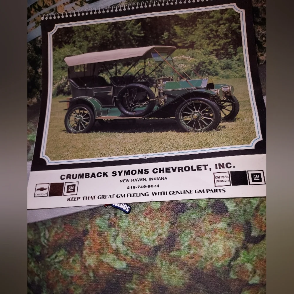 ☆NWOT Crumback Symons Chevrolet, Inc. 1980 Calandar☆